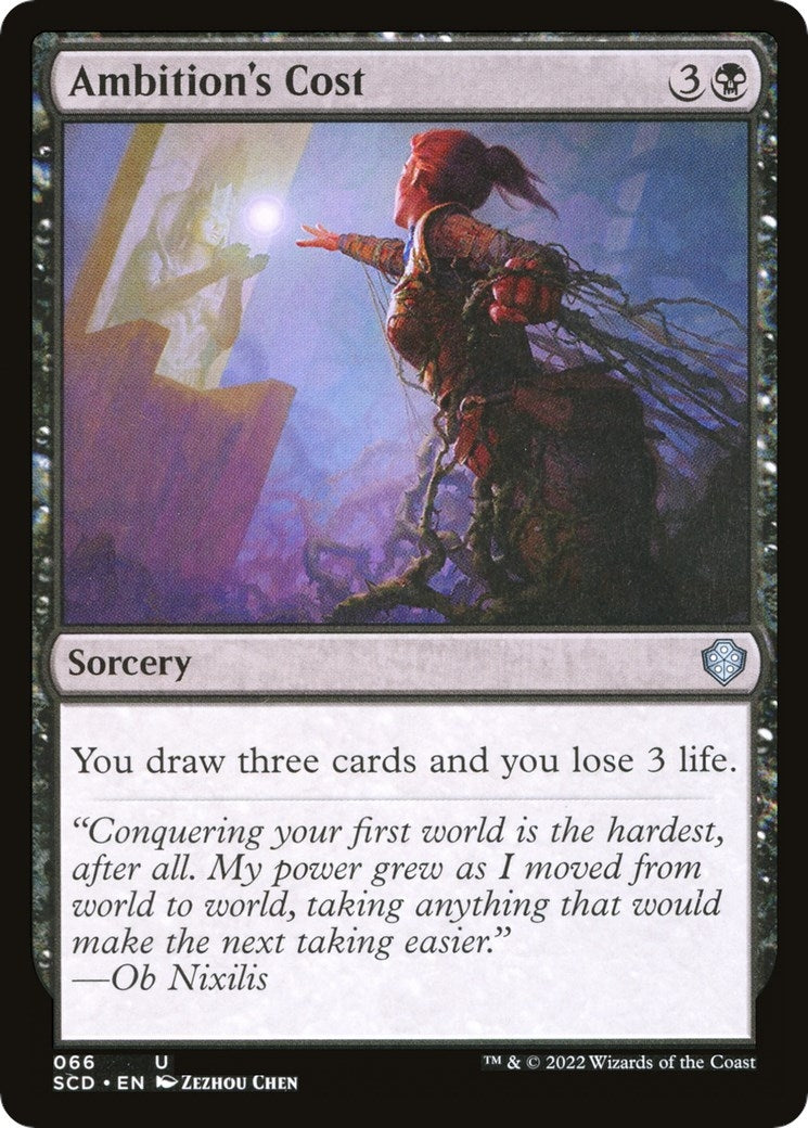 Image for Ambition's Cost (66) [Starter Commander Decks] - Magic: The Gathering
