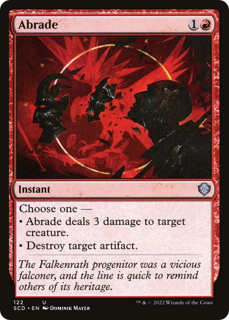 Image for Abrade (122) [Starter Commander Decks] - Magic: The Gathering