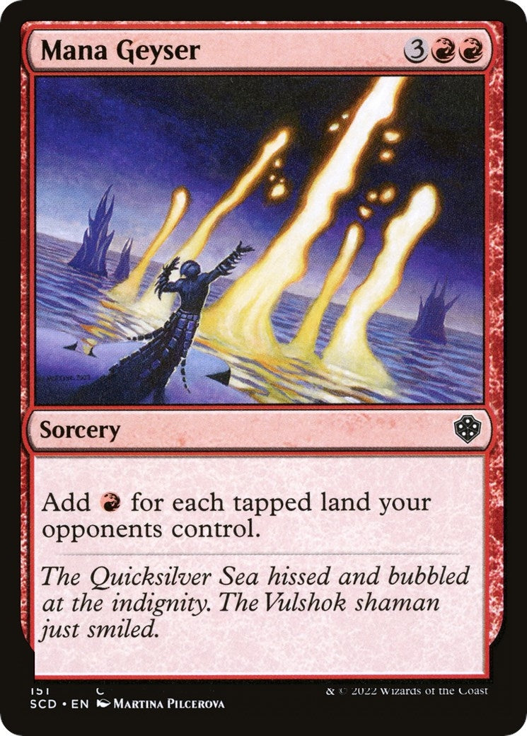 Image for Mana Geyser (151) [Starter Commander Decks] - Magic: The Gathering