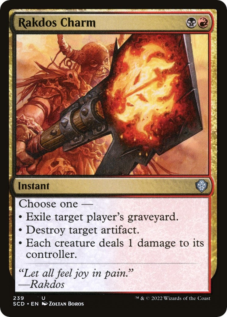 Image for Rakdos Charm (239) [Starter Commander Decks] - Magic: The Gathering