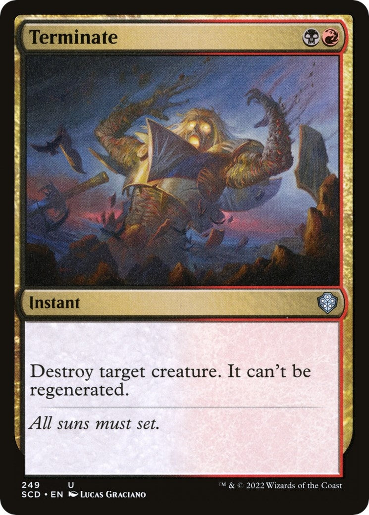 Image for Terminate (249) [Starter Commander Decks] - Magic: The Gathering
