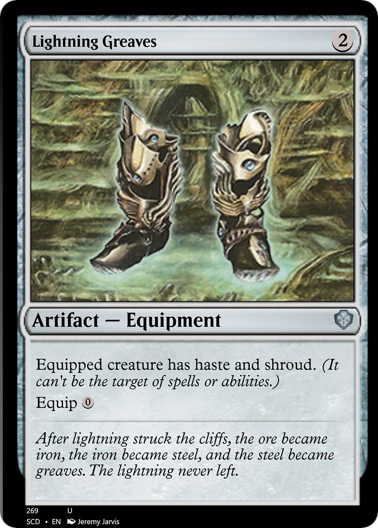 Image for Lightning Greaves (269) [Starter Commander Decks] - Magic: The Gathering