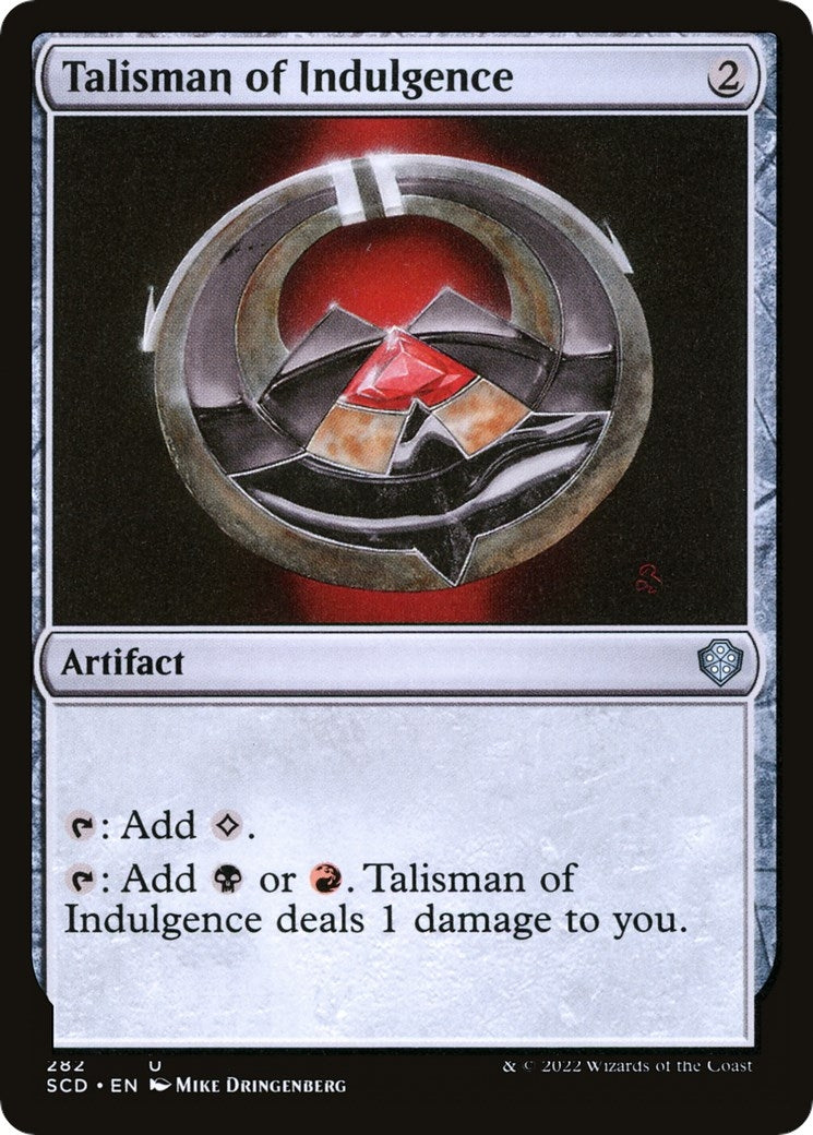 Image for Talisman of Indulgence (282) [Starter Commander Decks] - Magic: The Gathering