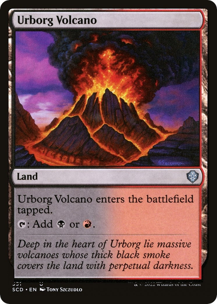 Image for Urborg Volcano (331) [Starter Commander Decks] - Magic: The Gathering