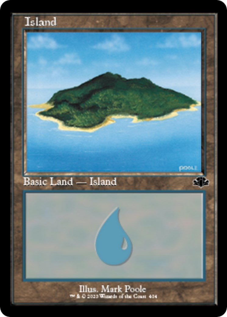 Image for Island (404) (Retro Frame) (404) [Dominaria Remastered] - Magic: The Gathering