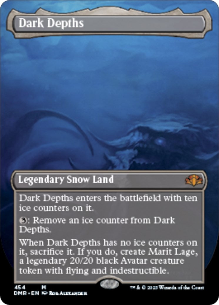 Image for Dark Depths (Borderless) (454) [Dominaria Remastered] - Magic: The Gathering