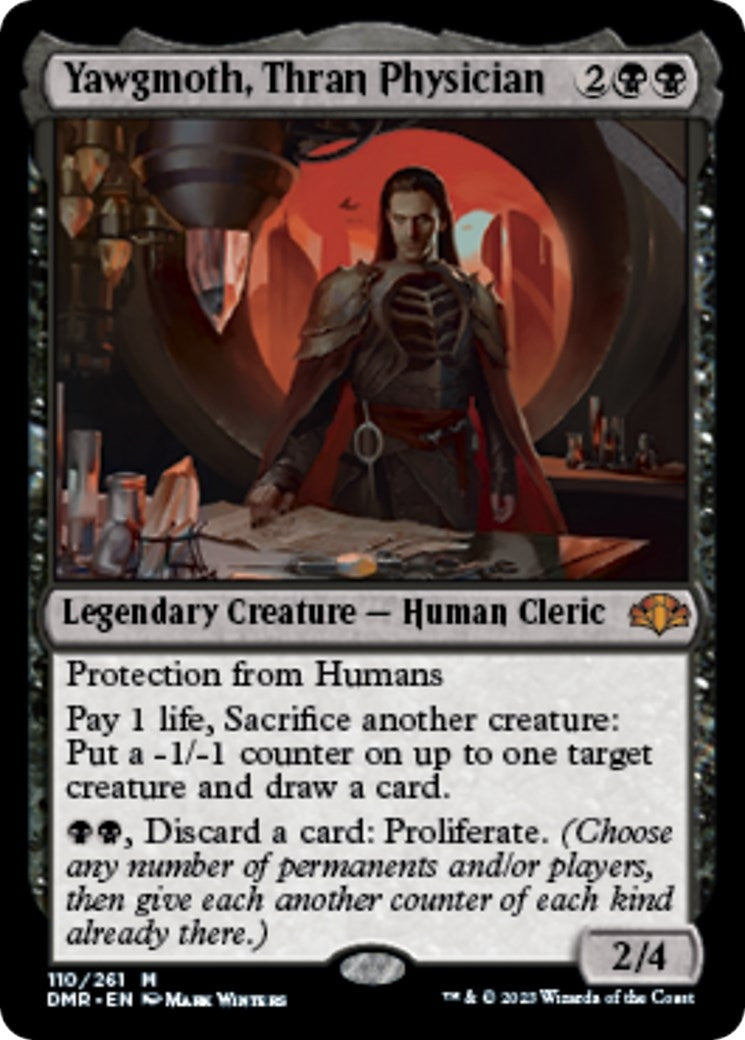 Image for Yawgmoth, Thran Physician (110) [Dominaria Remastered] - Magic: The Gathering