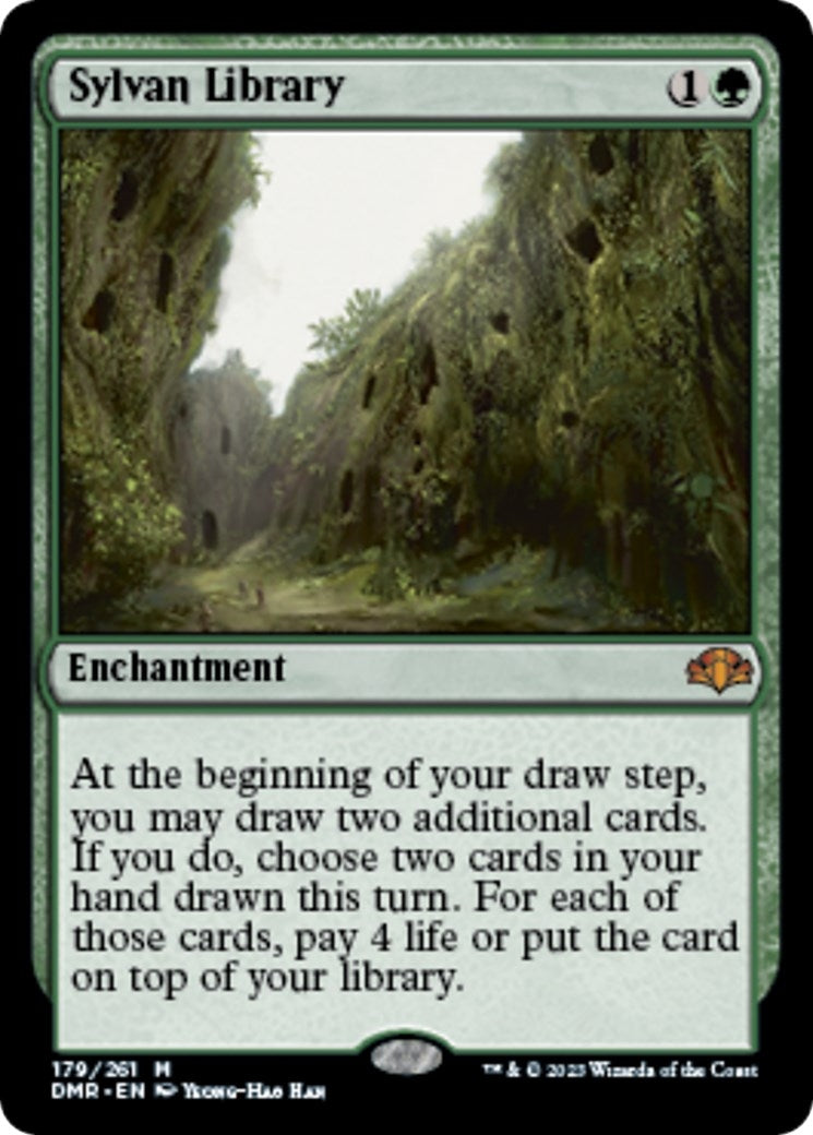 Image for Sylvan Library (179) [Dominaria Remastered] - Magic: The Gathering