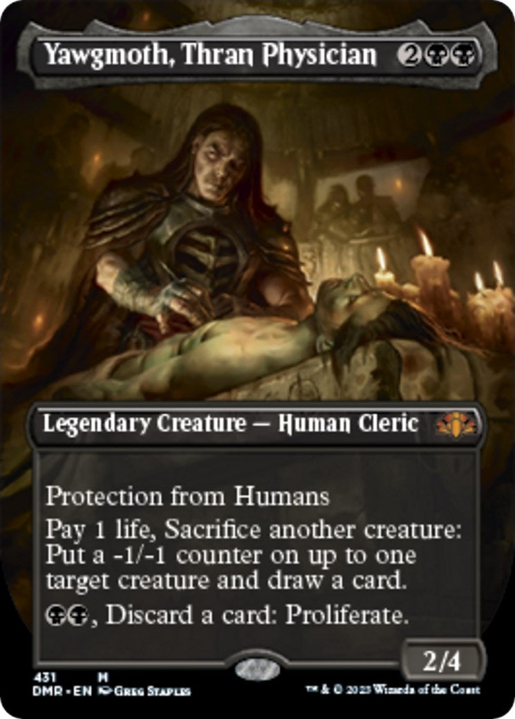 Image for Yawgmoth, Thran Physician (Borderless) (431) [Dominaria Remastered] - Magic: The Gathering