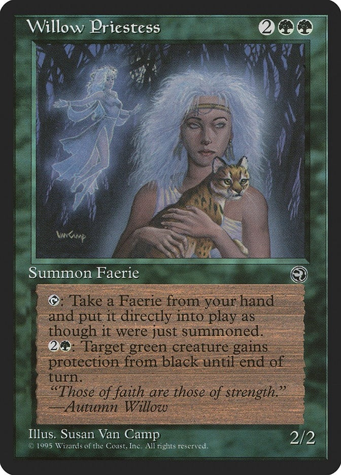 Image for Willow Priestess [Homelands] - Magic: The Gathering