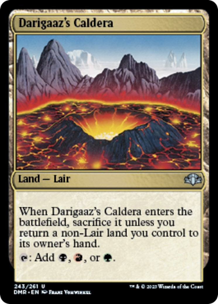 Image for Darigaaz's Caldera (243) [Dominaria Remastered] - Magic: The Gathering