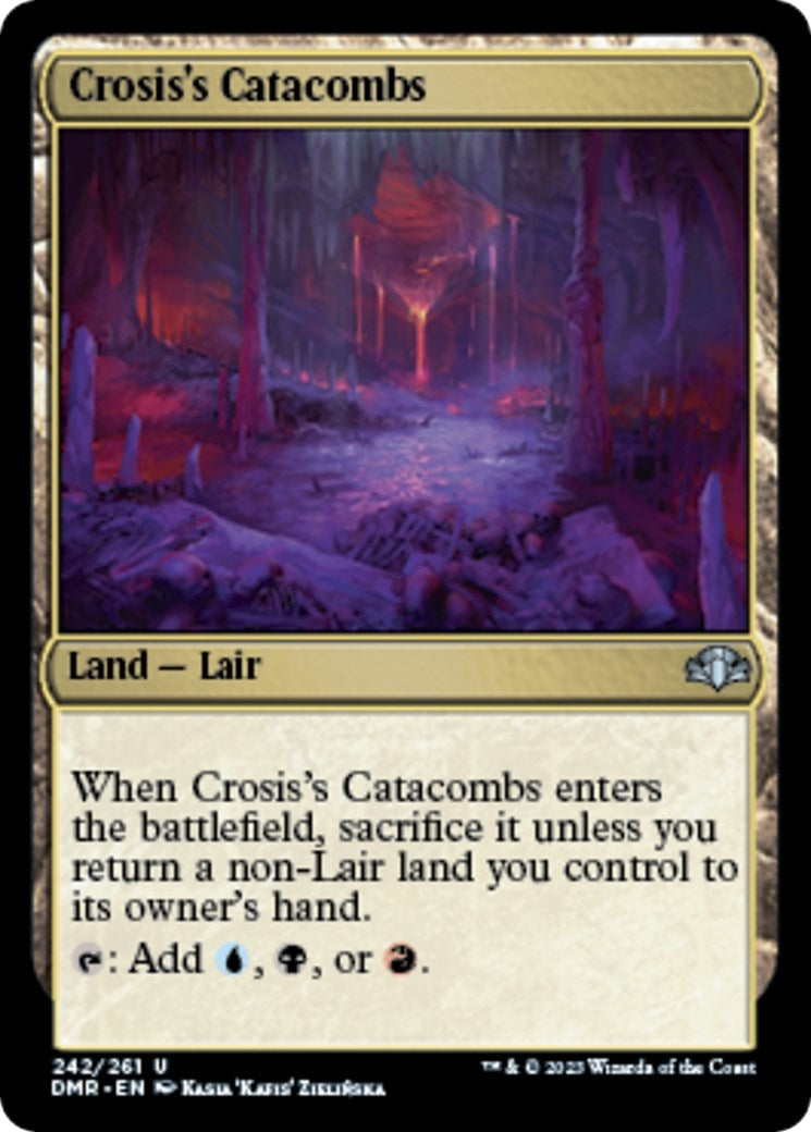 Image for Crosis's Catacombs (242) [Dominaria Remastered] - Magic: The Gathering