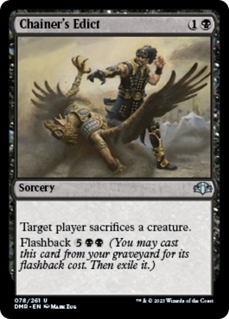 Image for Chainer's Edict (78) [Dominaria Remastered] - Magic: The Gathering