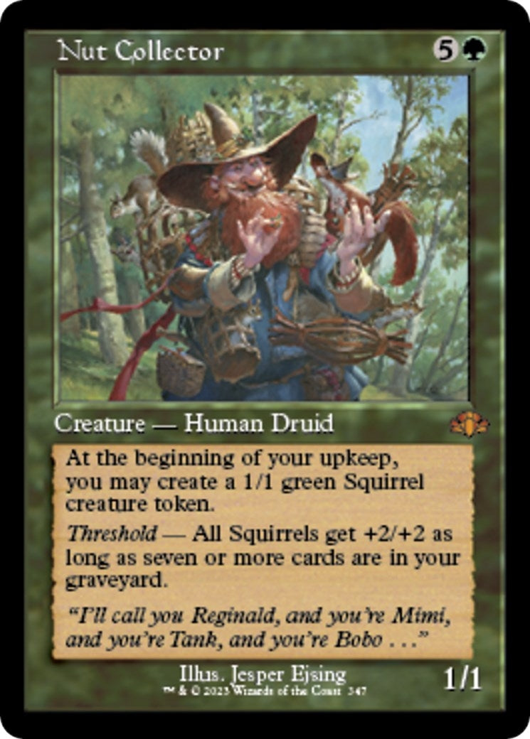Image for Nut Collector (Retro Frame) (347) [Dominaria Remastered] - Magic: The Gathering