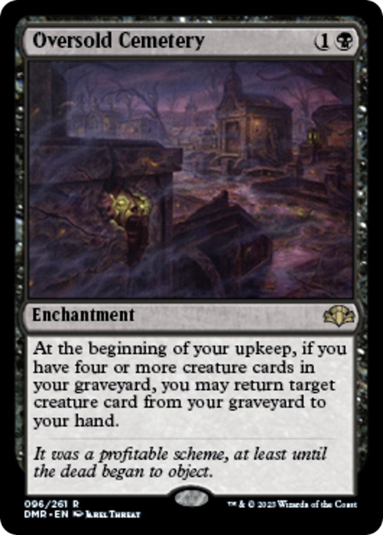 Image for Oversold Cemetery (96) [Dominaria Remastered] - Magic: The Gathering