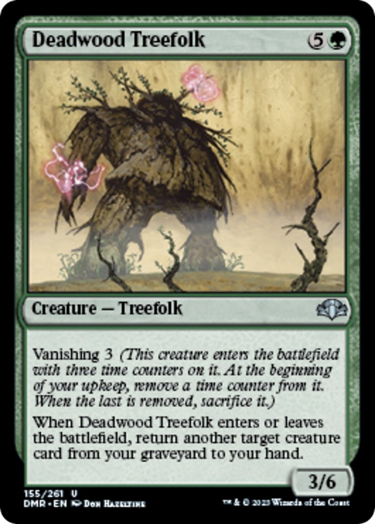Image for Deadwood Treefolk (155) [Dominaria Remastered] - Magic: The Gathering