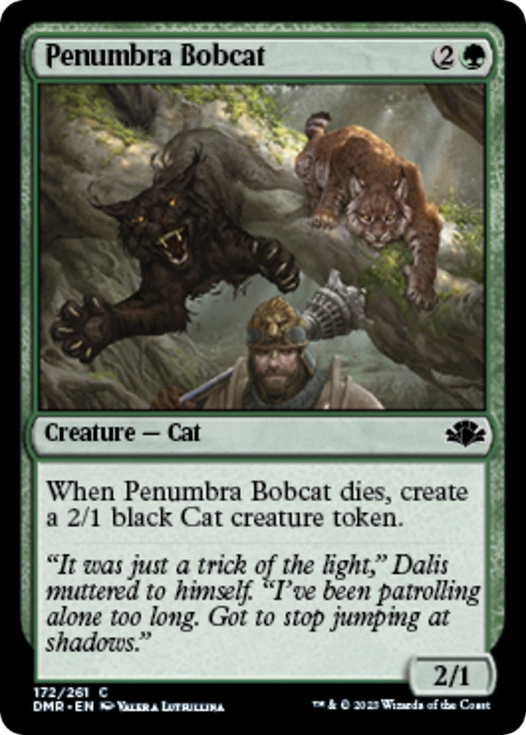 Image for Penumbra Bobcat (172) [Dominaria Remastered] - Magic: The Gathering