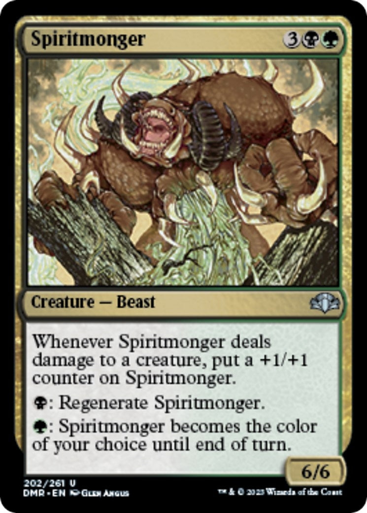 Image for Spiritmonger (202) [Dominaria Remastered] - Magic: The Gathering