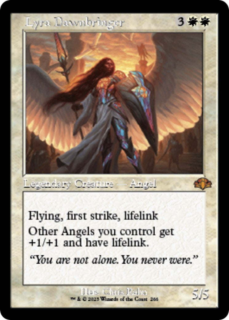 Image for Lyra Dawnbringer (Retro Frame) (266) [Dominaria Remastered] - Magic: The Gathering