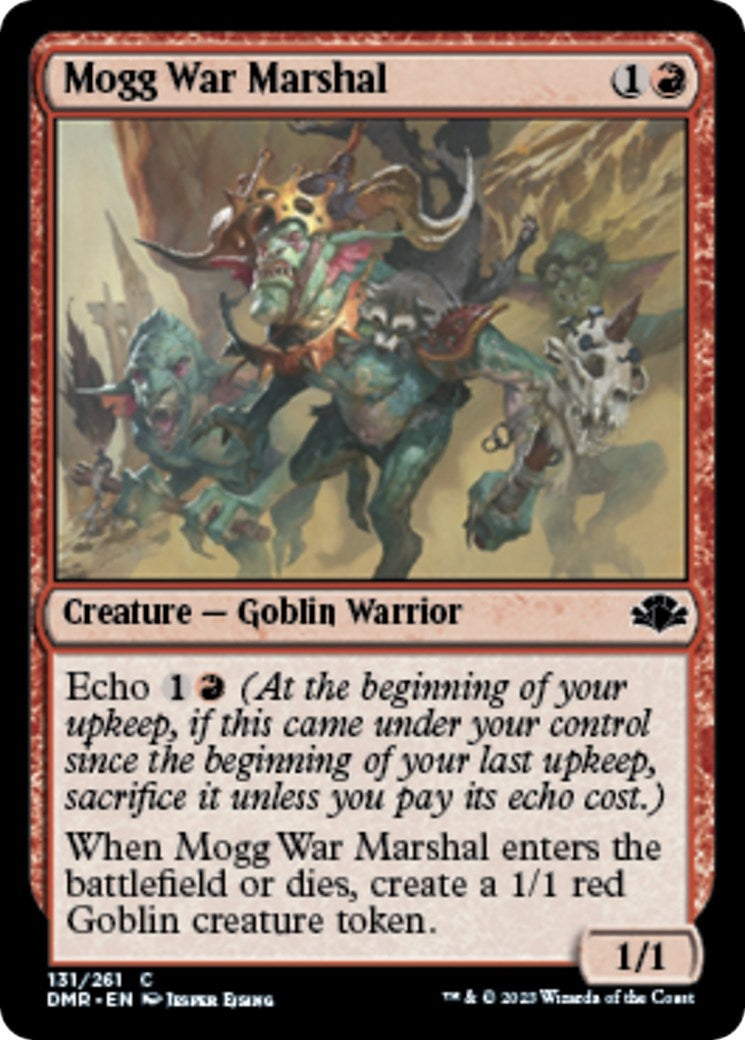 Image for Mogg War Marshal (131) [Dominaria Remastered] - Magic: The Gathering