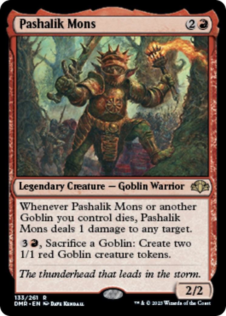 Image for Pashalik Mons (133) [Dominaria Remastered] - Magic: The Gathering