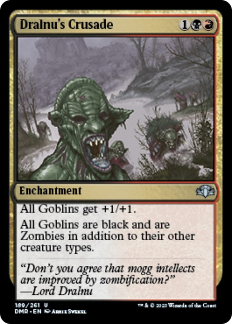 Image for Dralnu's Crusade (189) [Dominaria Remastered] - Magic: The Gathering