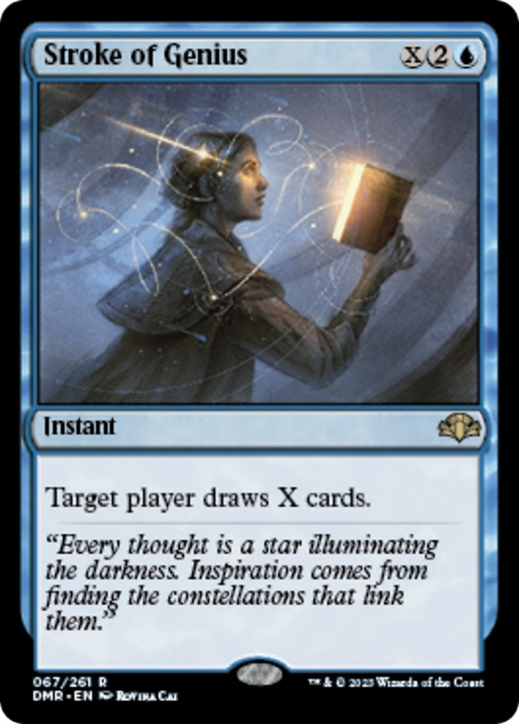 Image for Stroke of Genius (67) [Dominaria Remastered] - Magic: The Gathering