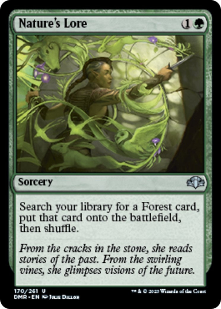 Image for Nature's Lore (170) [Dominaria Remastered] - Magic: The Gathering