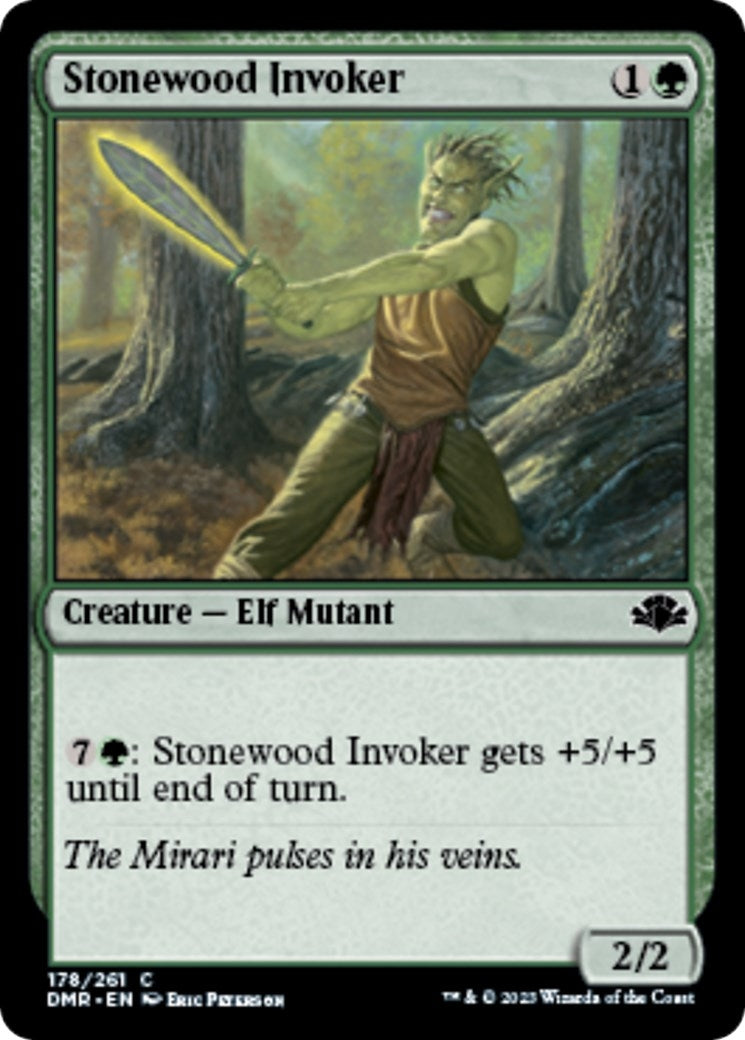 Image for Stonewood Invoker (178) [Dominaria Remastered] - Magic: The Gathering