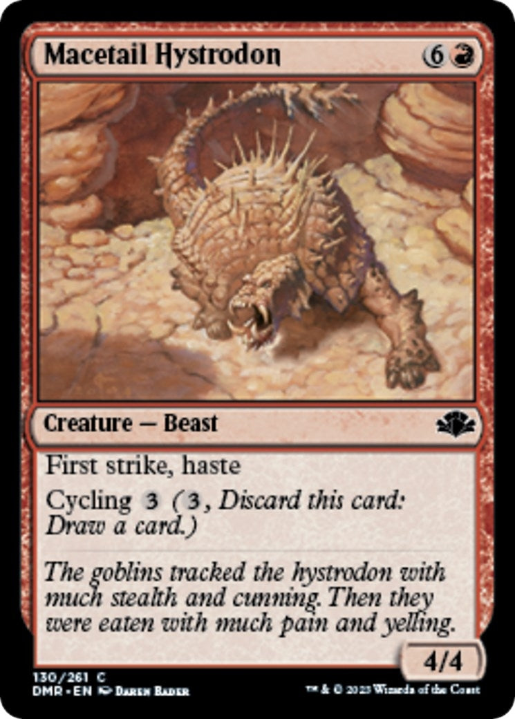 Image for Macetail Hystrodon (130) [Dominaria Remastered] - Magic: The Gathering