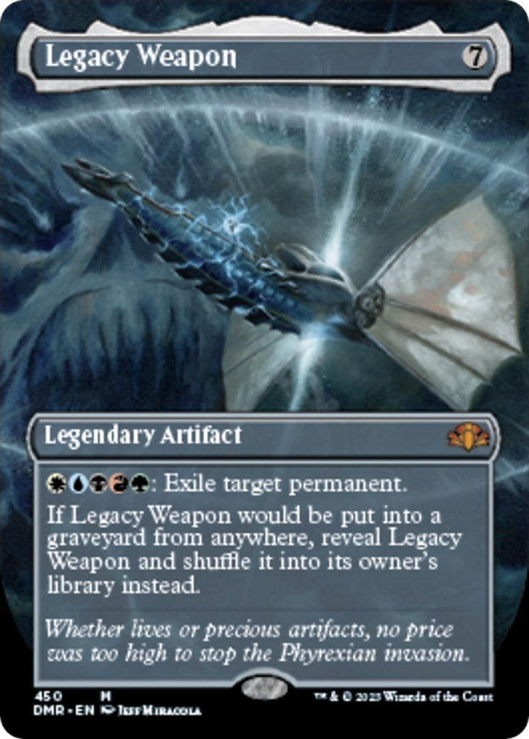 Image for Legacy Weapon (Borderless) (450) [Dominaria Remastered] - Magic: The Gathering