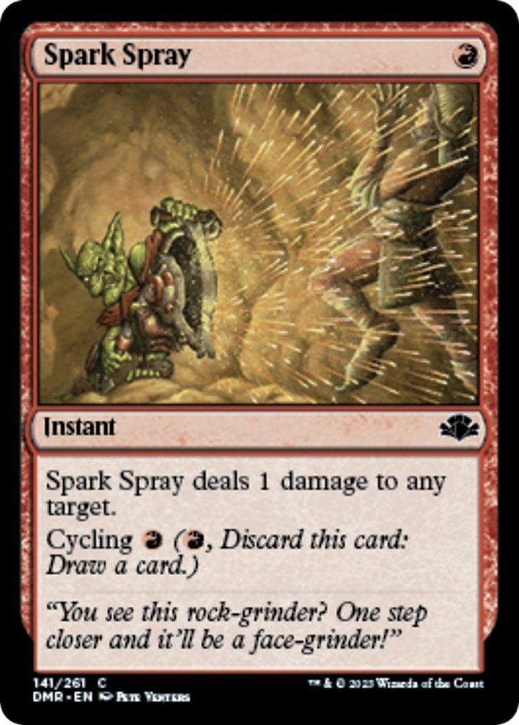 Image for Spark Spray (141) [Dominaria Remastered] - Magic: The Gathering