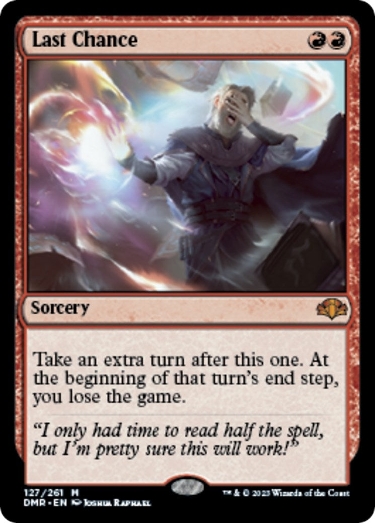 Image for Last Chance (127) [Dominaria Remastered] - Magic: The Gathering