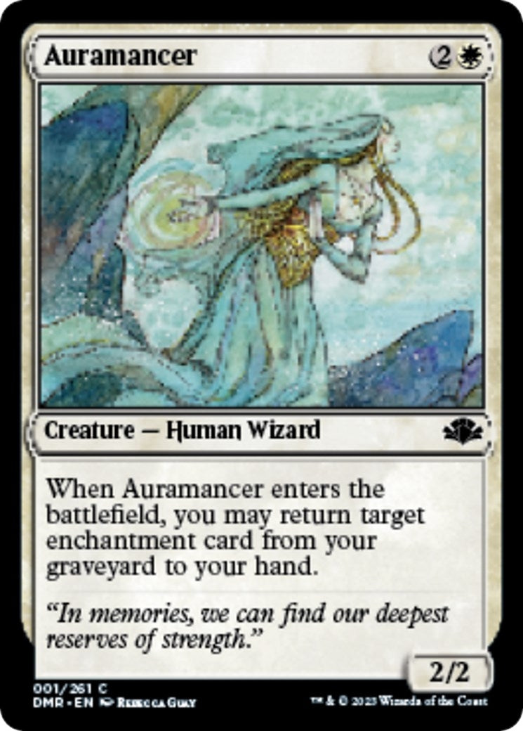 Image for Auramancer (1) [Dominaria Remastered] - Magic: The Gathering