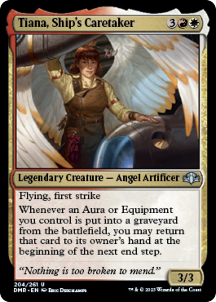 Image for Tiana, Ship's Caretaker (204) [Dominaria Remastered] - Magic: The Gathering