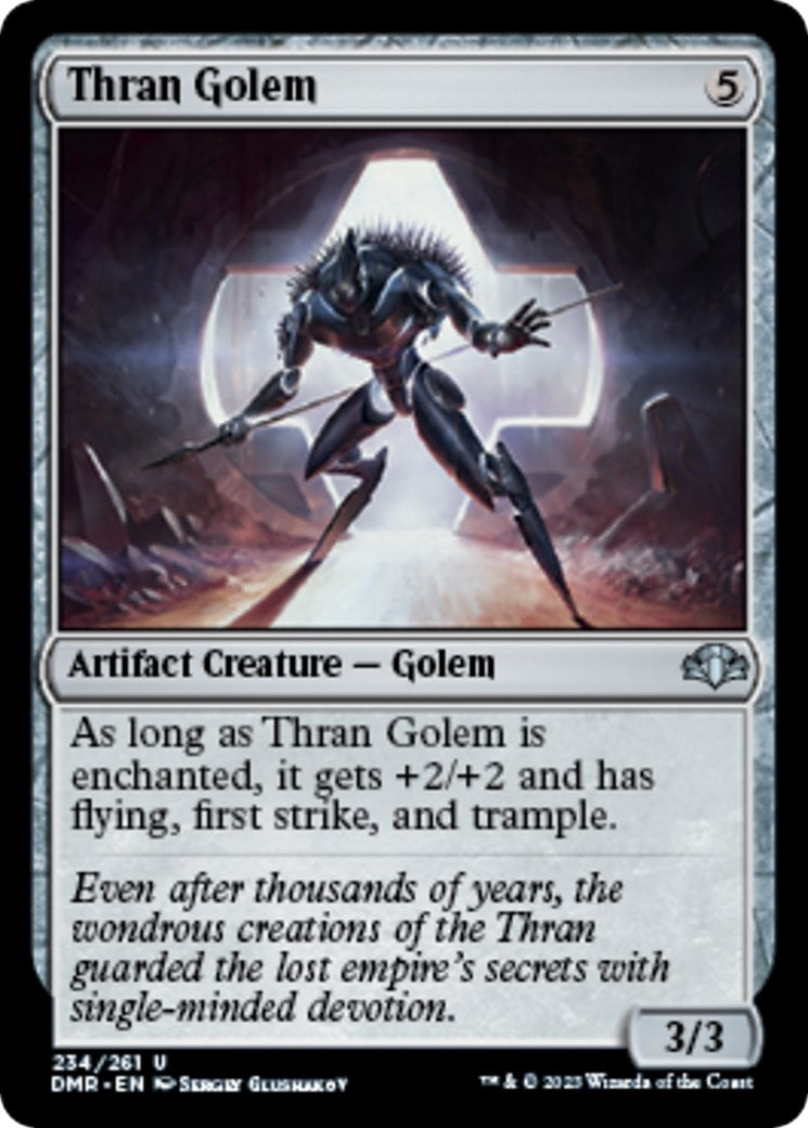 Image for Thran Golem (234) [Dominaria Remastered] - Magic: The Gathering
