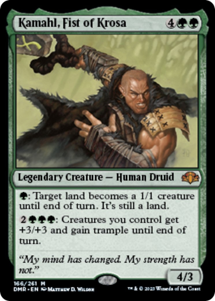 Kamahl, Fist of Krosa (166) [Dominaria Remastered]