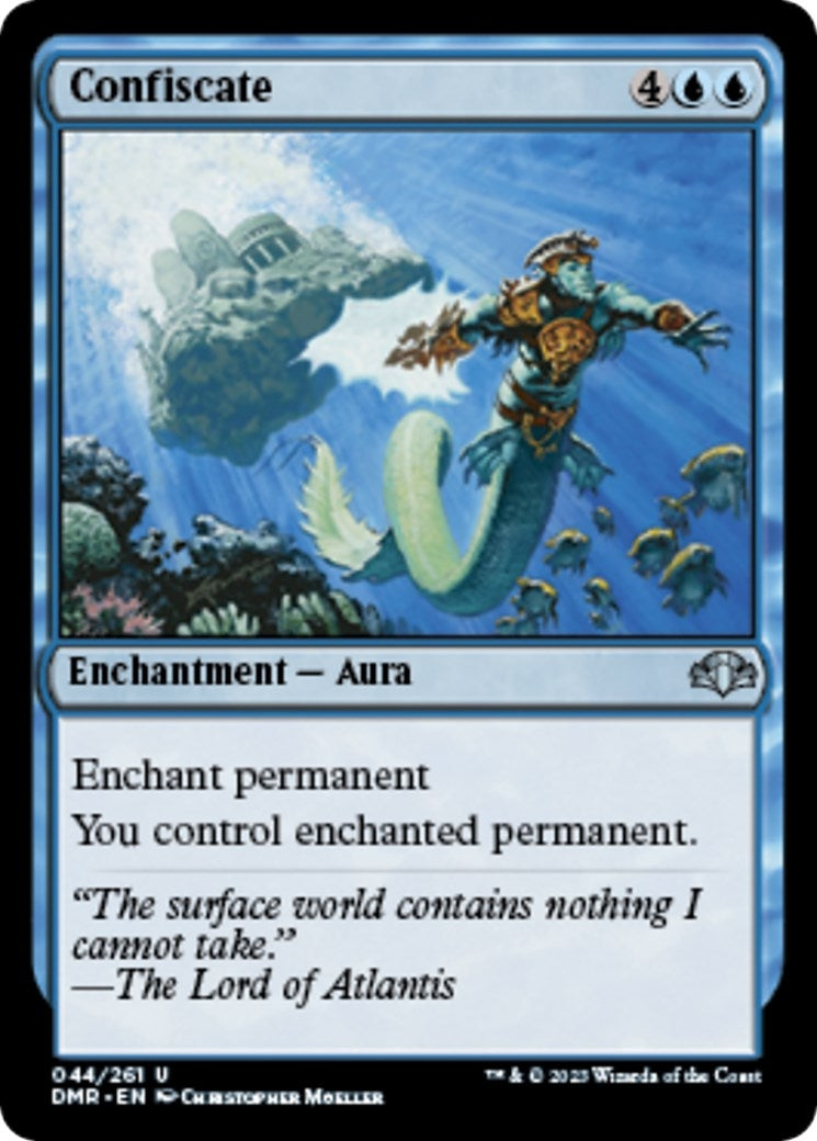 Image for Confiscate (44) [Dominaria Remastered] - Magic: The Gathering