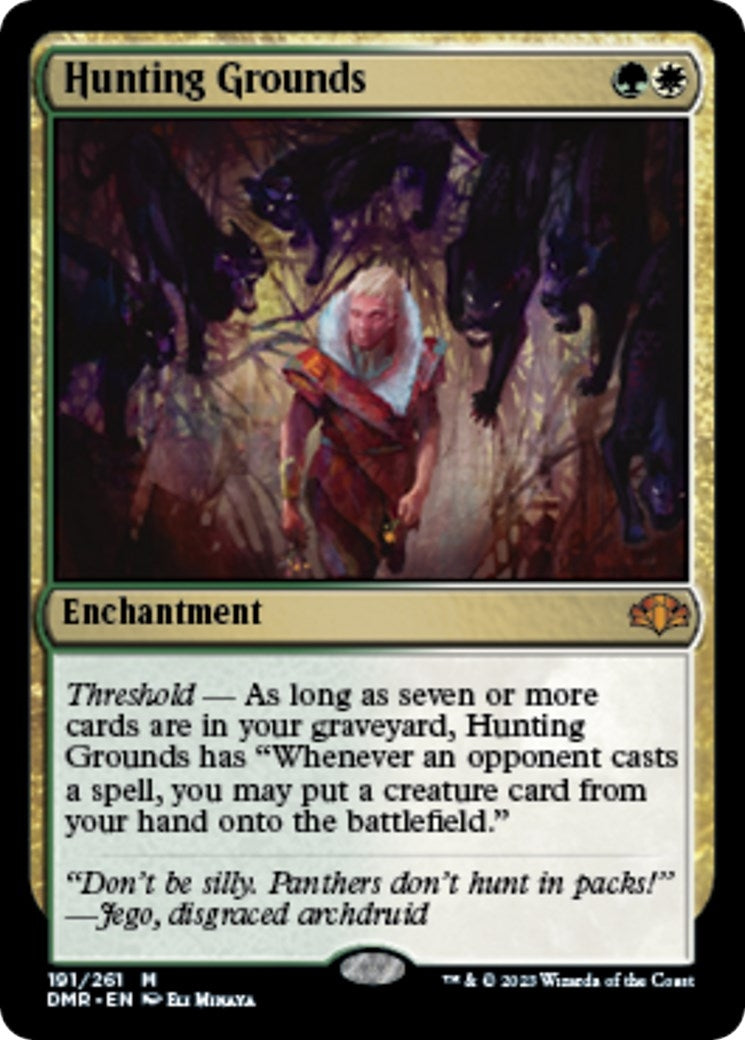 Image for Hunting Grounds (191) [Dominaria Remastered] - Magic: The Gathering