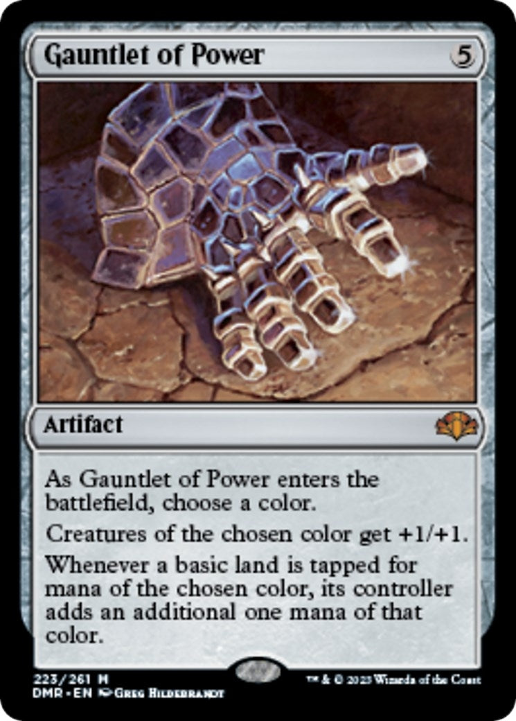 Image for Gauntlet of Power (223) [Dominaria Remastered] - Magic: The Gathering