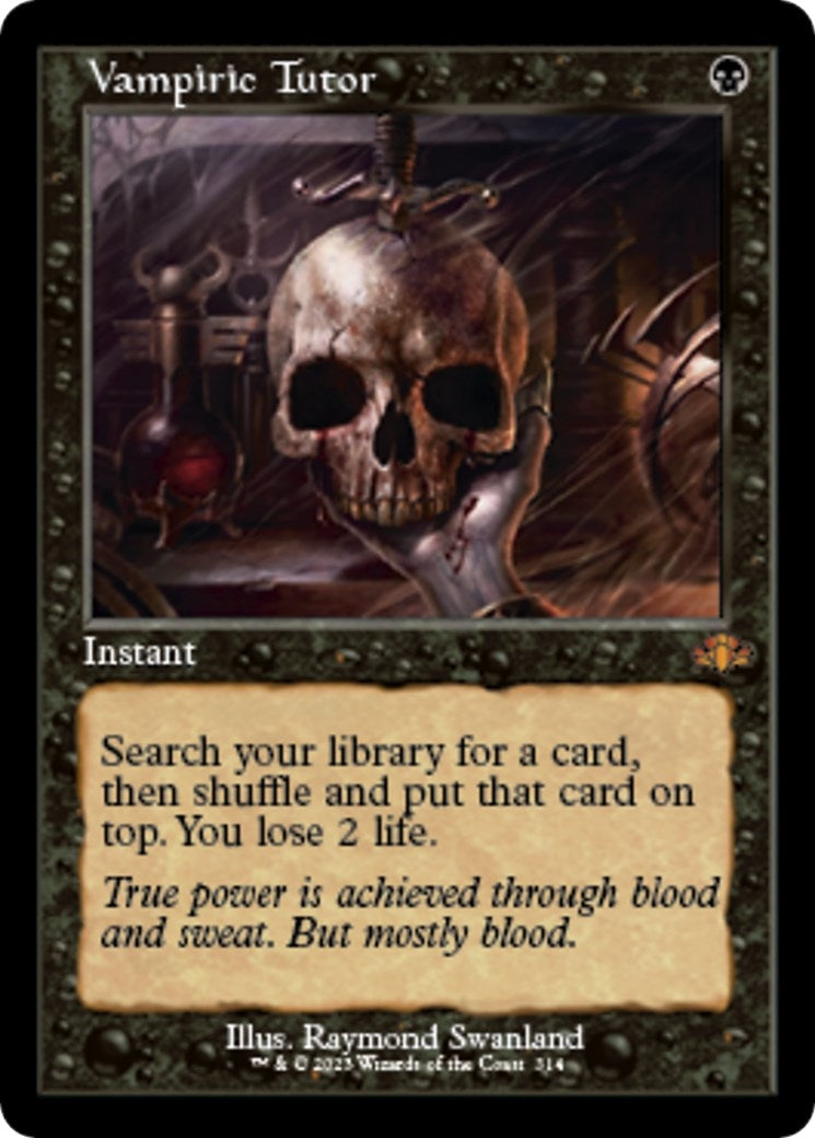Image for Vampiric Tutor (Retro Frame) (314) [Dominaria Remastered] - Magic: The Gathering