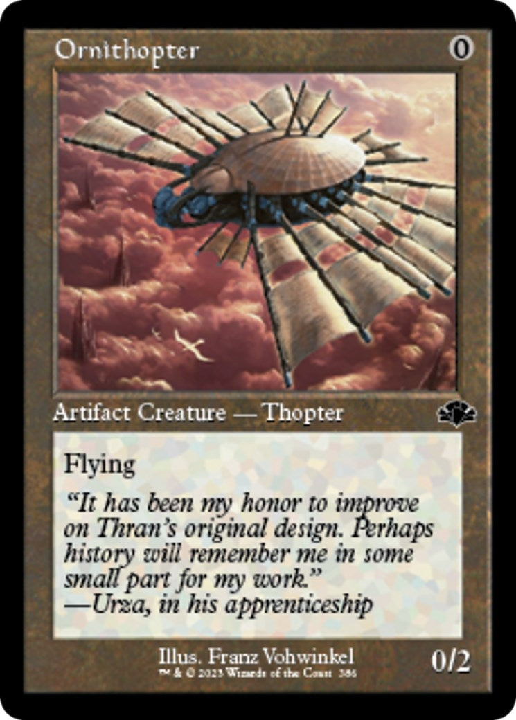 Image for Ornithopter (Retro Frame) (386) [Dominaria Remastered] - Magic: The Gathering