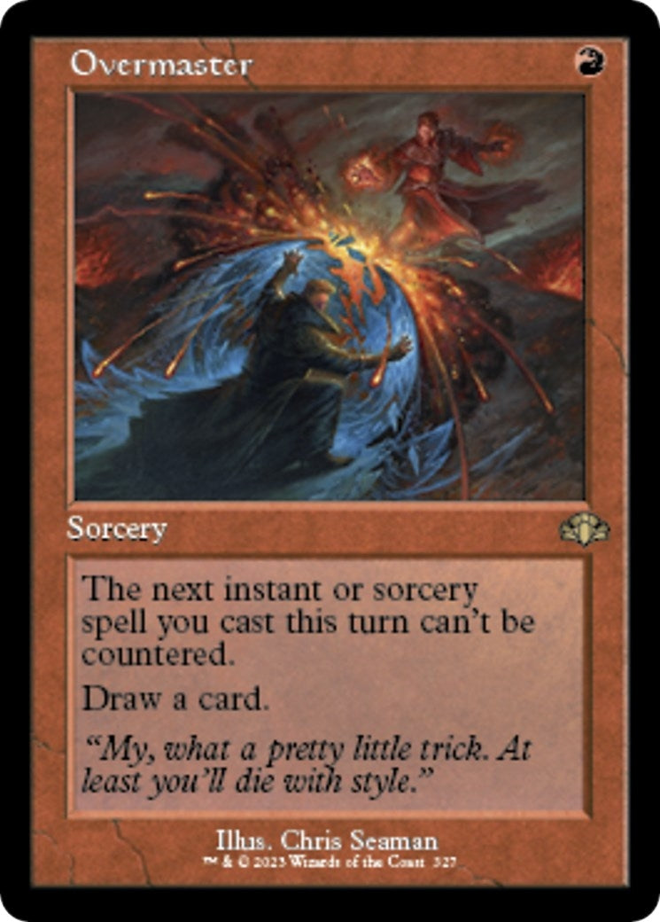 Image for Overmaster (Retro Frame) (327) [Dominaria Remastered] - Magic: The Gathering