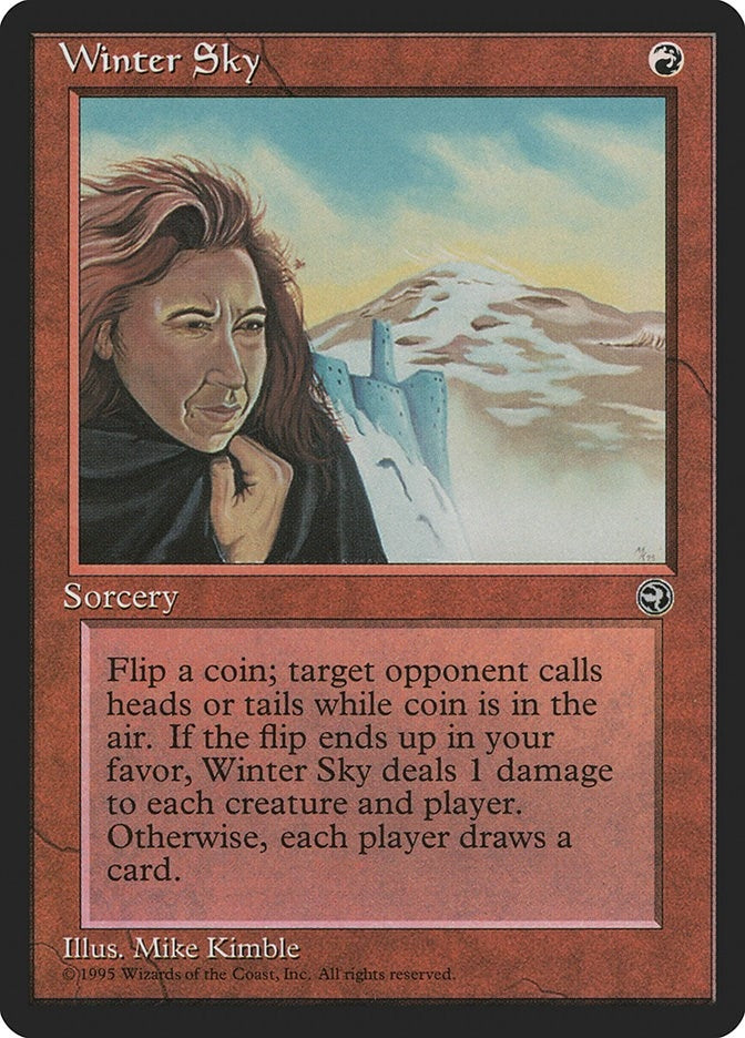 Image for Winter Sky [Homelands] - Magic: The Gathering