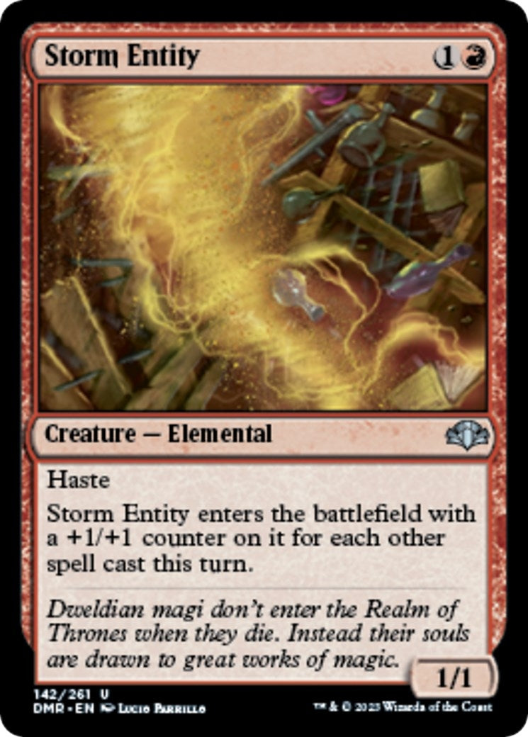 Image for Storm Entity (142) [Dominaria Remastered] - Magic: The Gathering