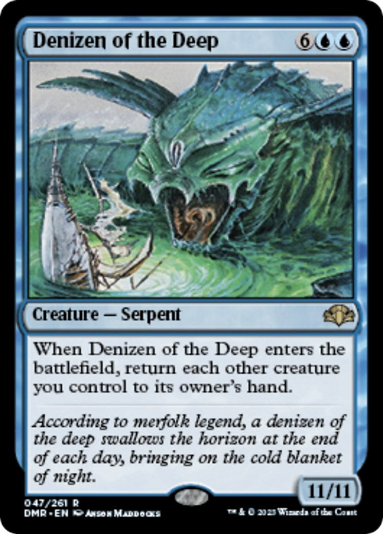 Image for Denizen of the Deep (47) [Dominaria Remastered] - Magic: The Gathering