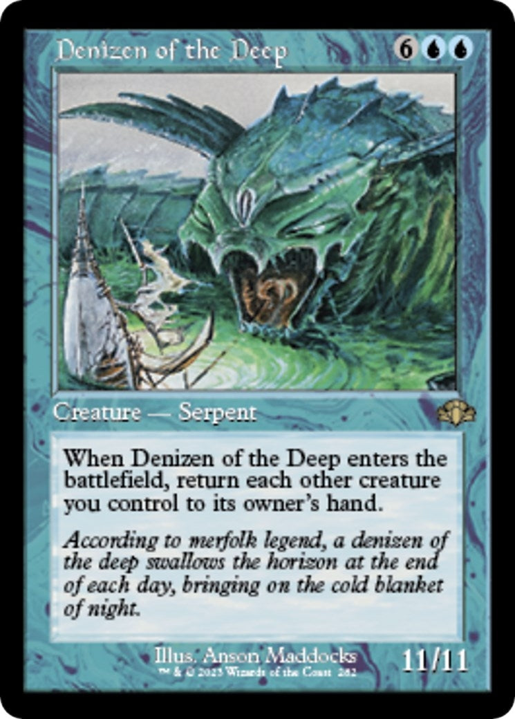 Image for Denizen of the Deep (Retro Frame) (282) [Dominaria Remastered] - Magic: The Gathering