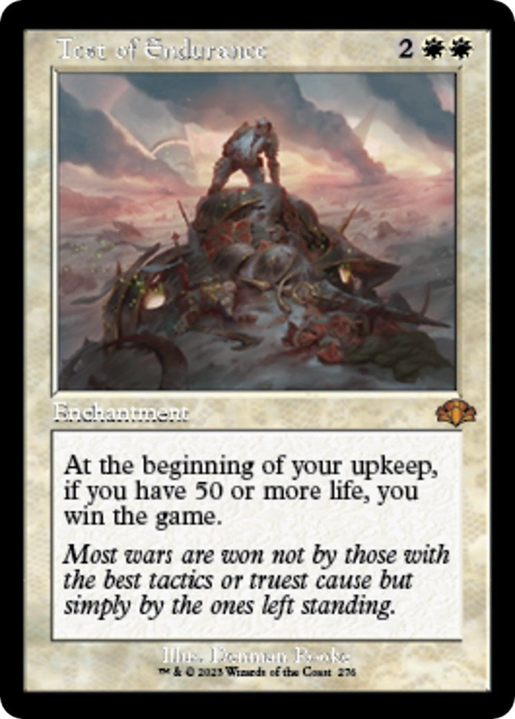 Image for Test of Endurance (Retro Frame) (276) [Dominaria Remastered] - Magic: The Gathering