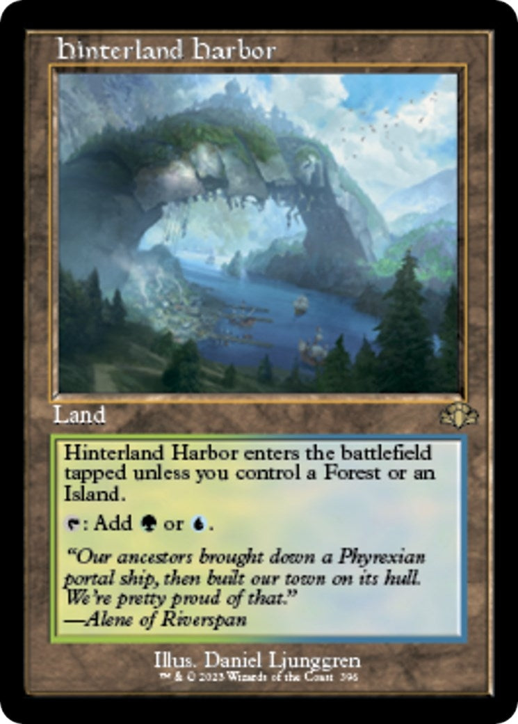 Image for Hinterland Harbor (Retro Frame) (396) [Dominaria Remastered] - Magic: The Gathering