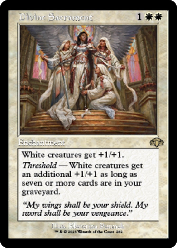 Image for Divine Sacrament (Retro Frame) (262) [Dominaria Remastered] - Magic: The Gathering